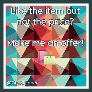 I accept reasonable offers!🤩